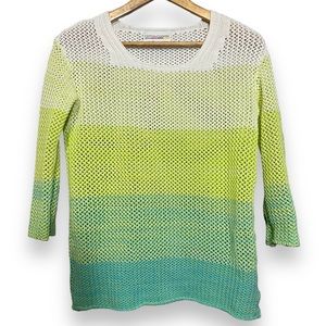 Cotton Country by Parkhurst knit cover up shirt - Size Small 100%‎ Cotton